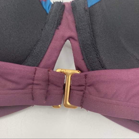 Tavik Color Block Merlot Corsica Bikini Top XS - Picture 7 of 10